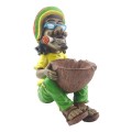 JAMAICAN MAN ASHTRAY 18" LARGE 1CT